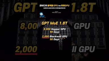 엔비디아 블랙웰 GPU vs 하퍼GPU [1분테크91@토크아이티, 정구형 팀장/엔비디아] #shorts