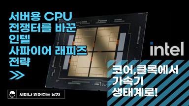 서버용 CPU 전쟁터를 바꾼, 인텔 사파이어 래피즈 전략: 코어,클럭에서 가속기 생태계로!
