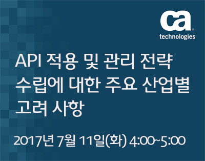 API 적용 및 관리 전략 수립에 대한 주요 산업별 고려 사항